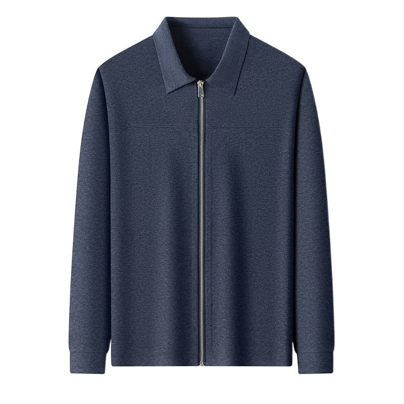 Men's Casual Jacket with Elegant Zipper and Modern Collar Lisslune