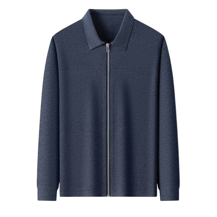 Men's Casual Jacket with Elegant Zipper and Modern Collar Lisslune