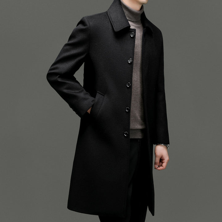Men's Elegant Long Coat Lisslune