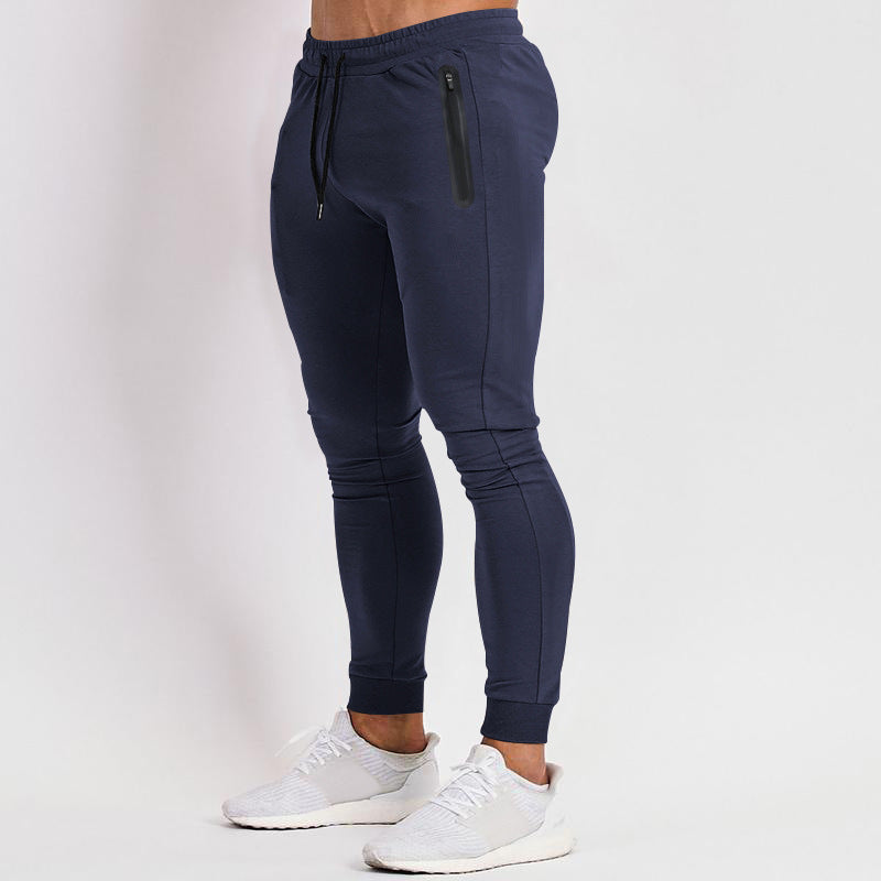Men's sporty jogging pants with zippered pockets and ergonomic cut Lisslune