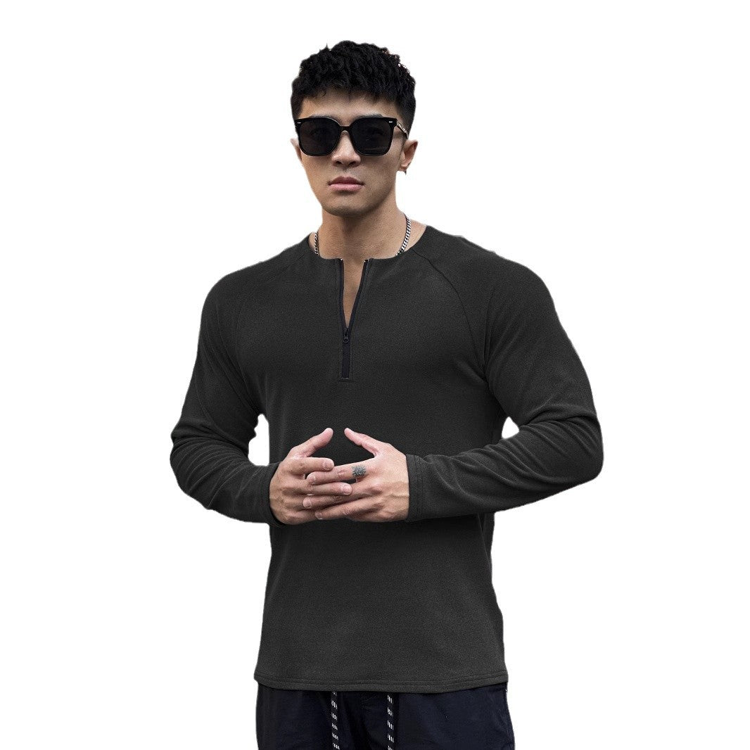 Men's functional shirt with innovative zipper and breathable structure Lisslune