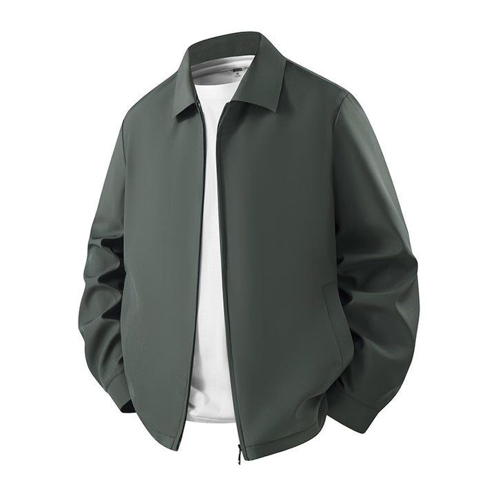 Men's casual transitional jacket with lightly insulating inner lining and practical side pockets Lisslune