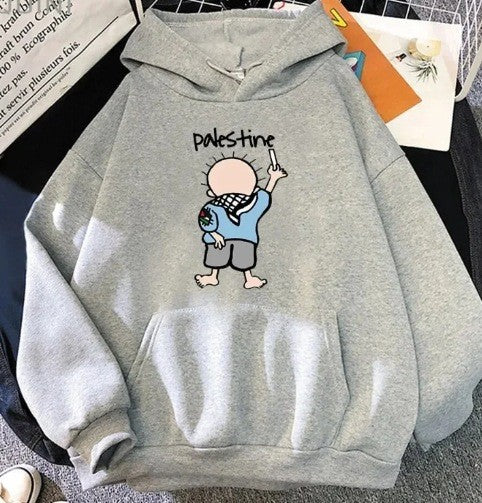Women’s hoodie with creative illustration design Lisslune