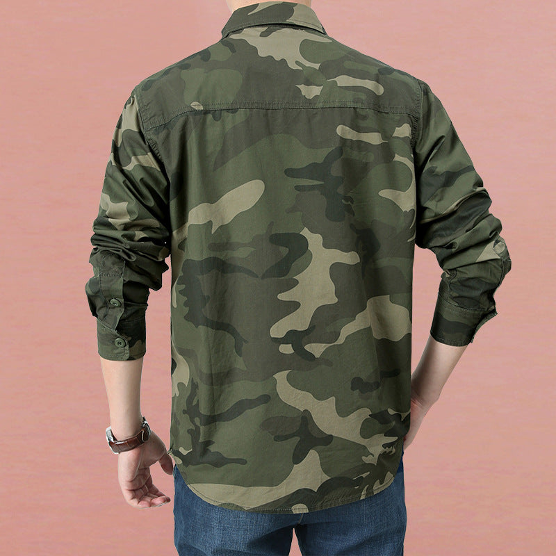 Men's Camouflage Shirt Lisslune