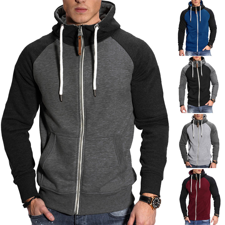 Men's refined hoodie with high-quality zipper Lisslune