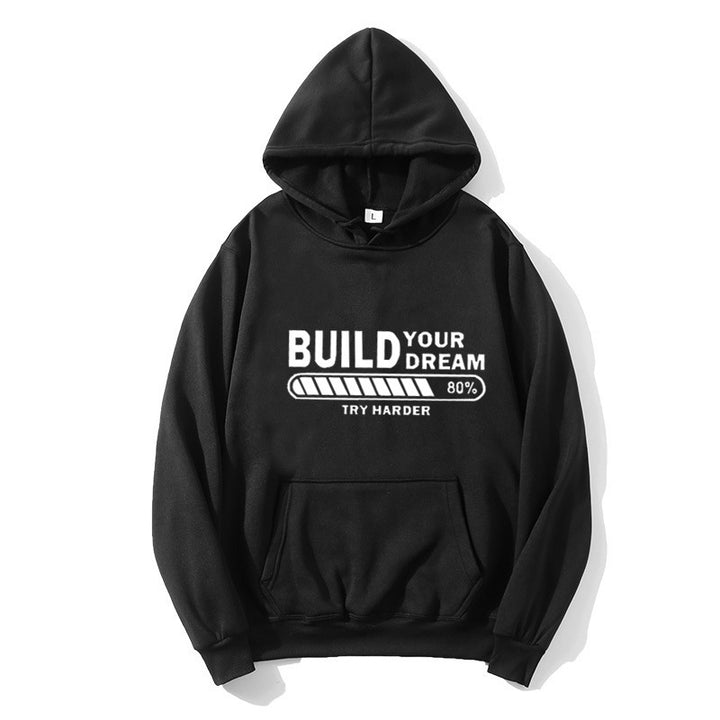 Women's hoodie with modern lettering and comfortable fit Lisslune