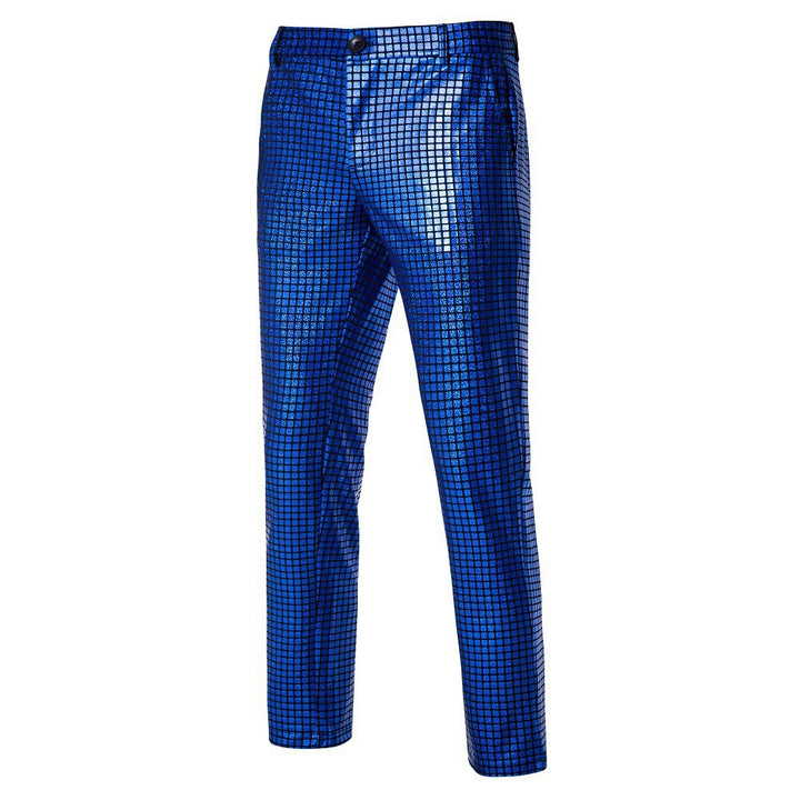 Men's Glamorous Disco Pants with Shimmering Top Material Lisslune