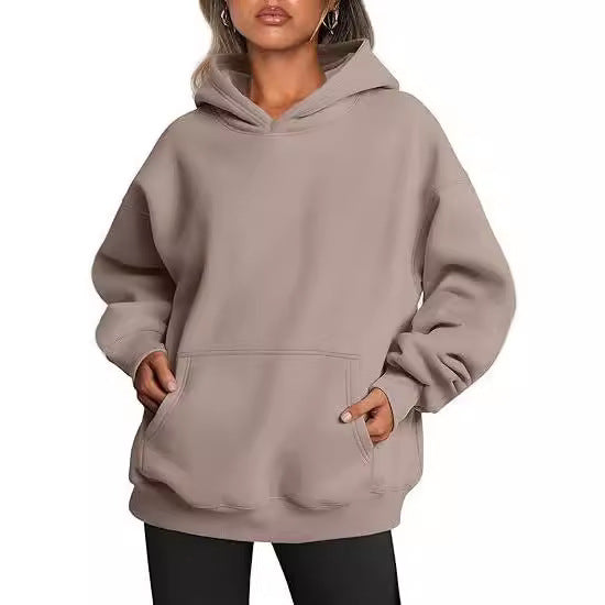 Women's comfortable hoodie suit made of high-quality sweatshirt material with practical pockets Lisslune