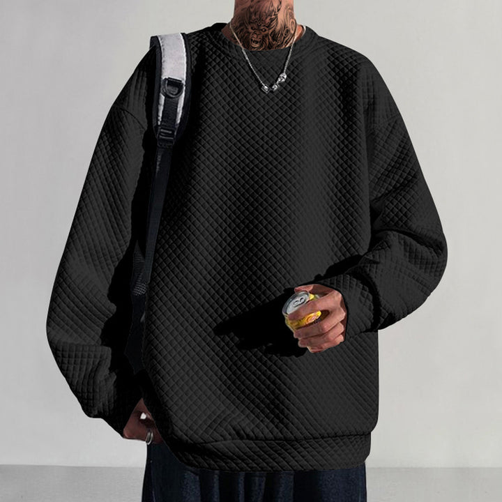 Men's sweatshirt with textured design Lisslune