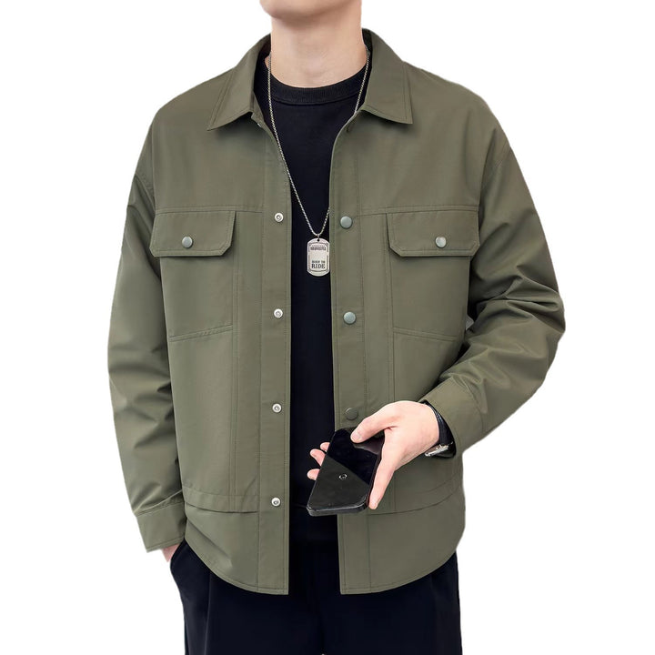 Men's Casual Utility Jacket with Practical Pockets Lisslune