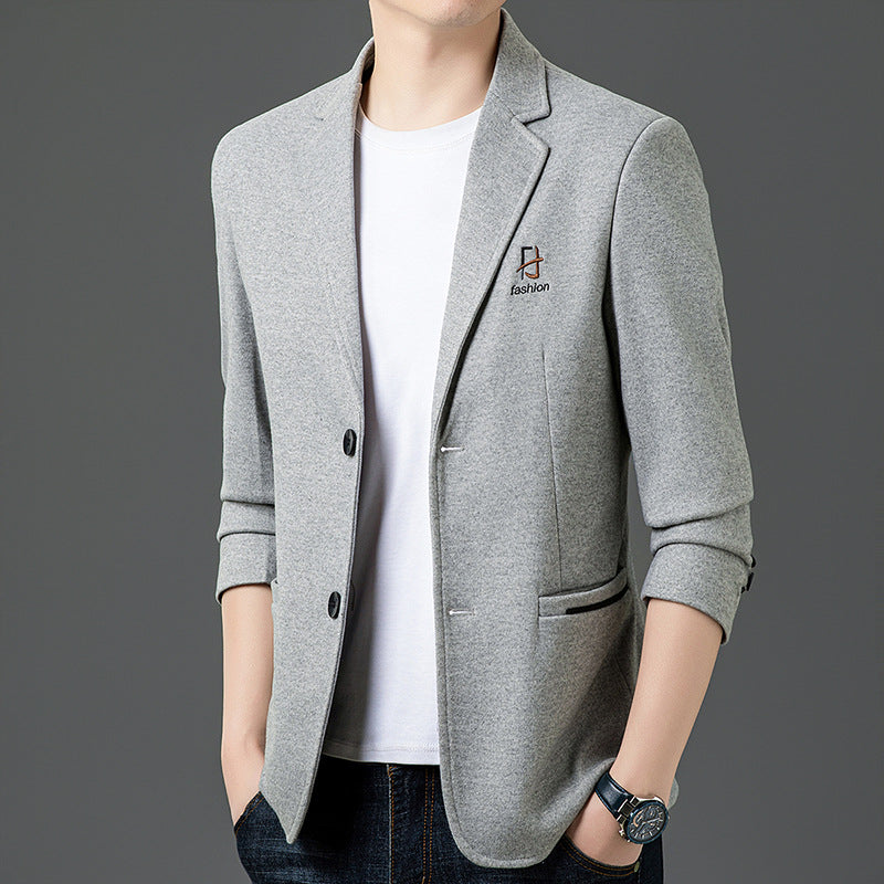 Men's Stylish Blazer Made Of Soft Wool Blend Lisslune