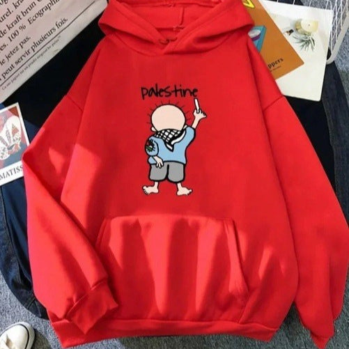 Women’s hoodie with creative illustration design Lisslune