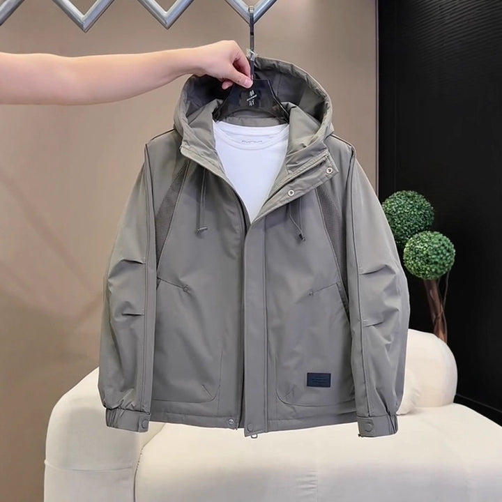Men's Technical Outdoor Jacket with Practical Pockets Lisslune