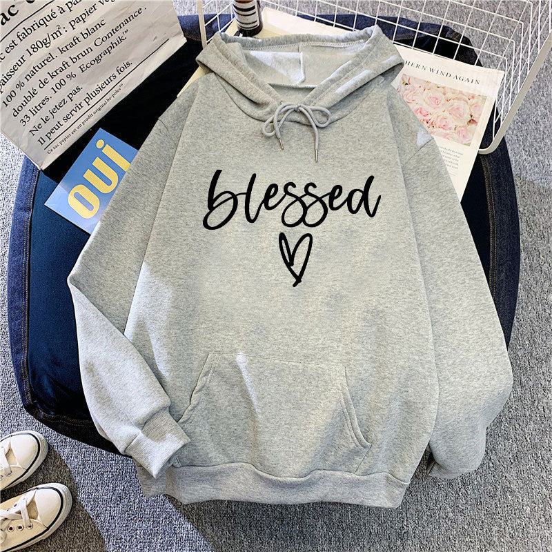 Women's comfortable hoodie with inspiring print Lisslune