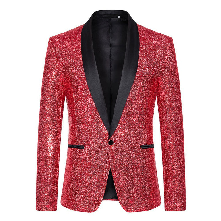 Men's shimmering sequin blazer Lisslune