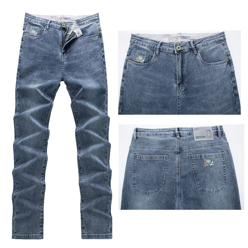 Men's Slim Fit Jeans with comfortable stretch quality Lisslune
