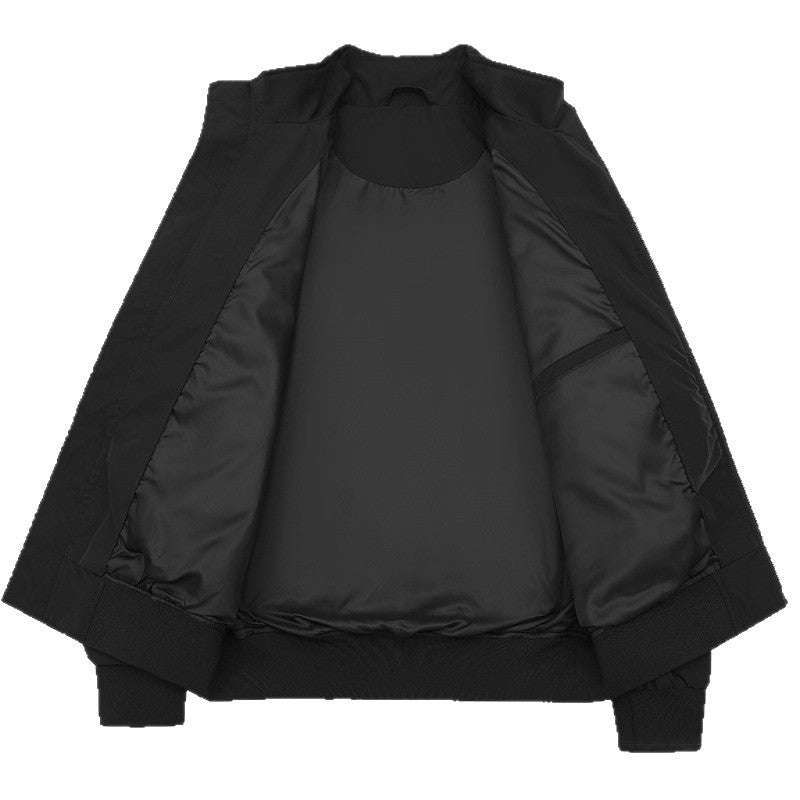 Men's casual transitional jacket with elastic cuffs and practical pockets Lisslune