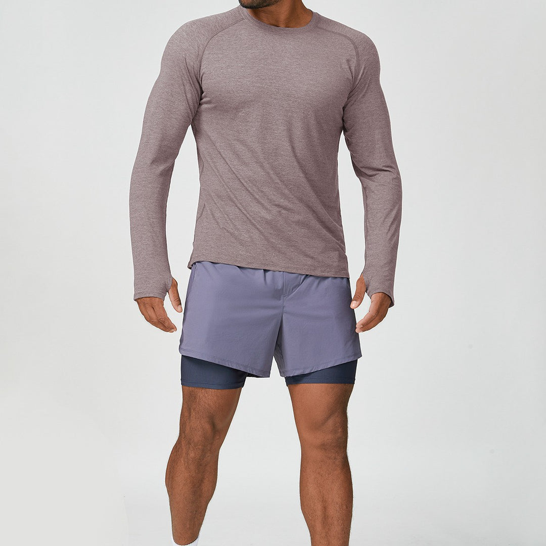 Men's Sporty Thermal Long Sleeve Shirt Lisslune
