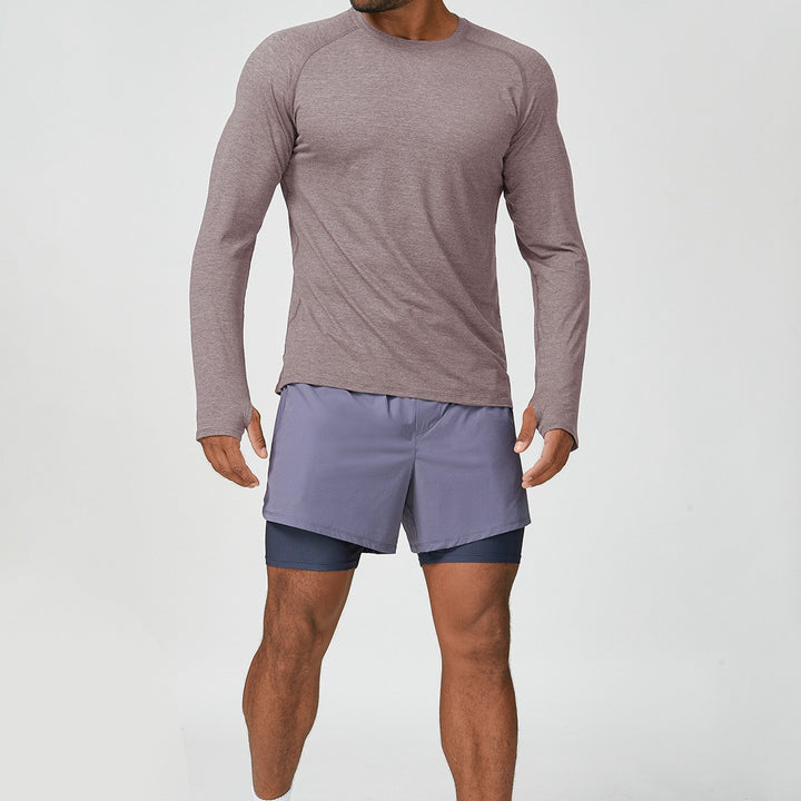 Men's Sporty Thermal Long Sleeve Shirt Lisslune