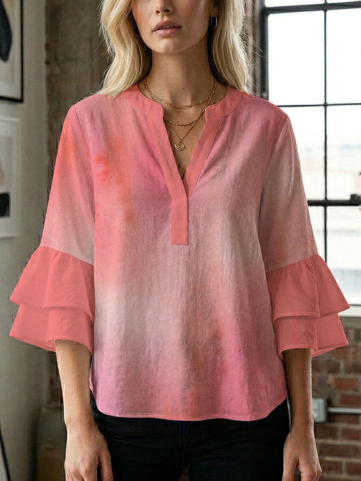 Ladies blouse with beautiful floral design Lisslune