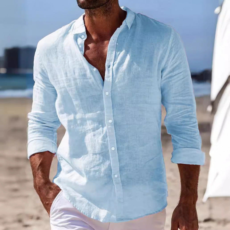 Men's Linen Shirt Lisslune