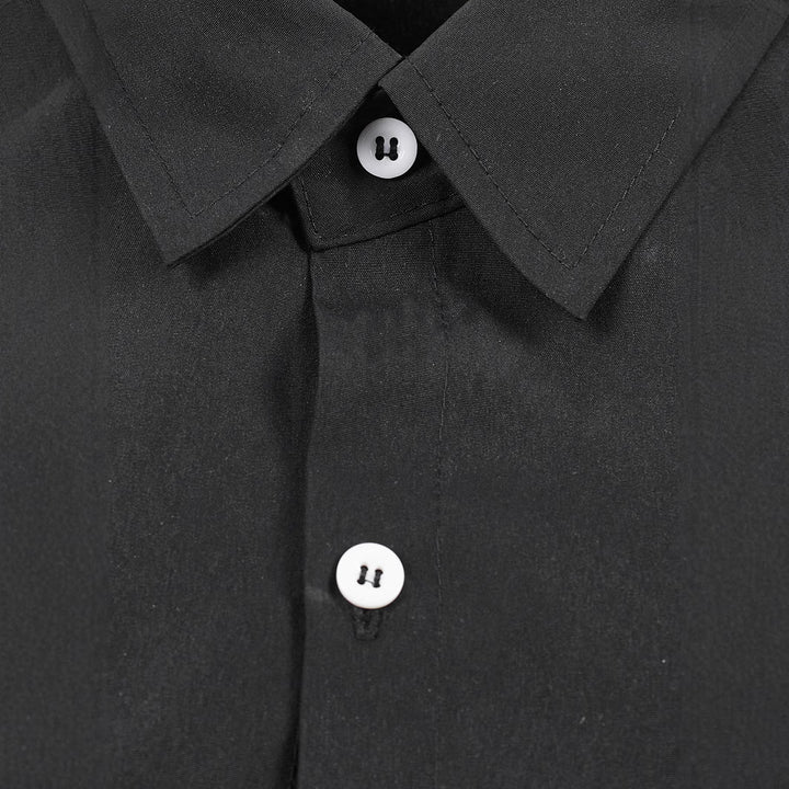Men's Elegant Short Sleeve Shirt with Asymmetric Design Lisslune