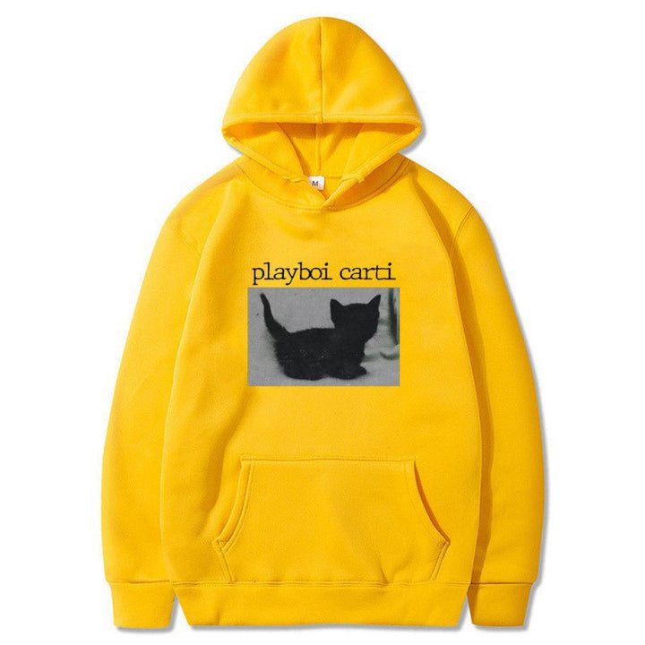 Women's hooded sweatshirt with unique artistic print Lisslune