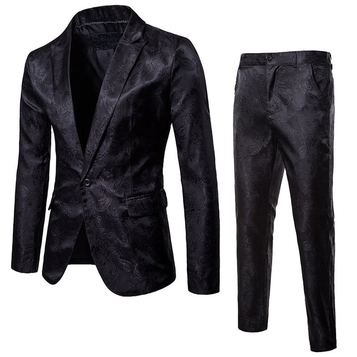 Men's elegant suit set with luxurious pattern Lisslune