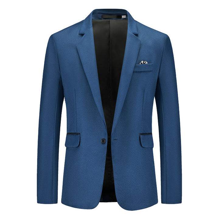Men's elegant blazer with structured design and fine details Lisslune