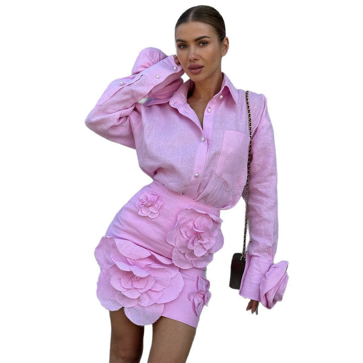 Ladies blouse with extravagant puff sleeves Lisslune