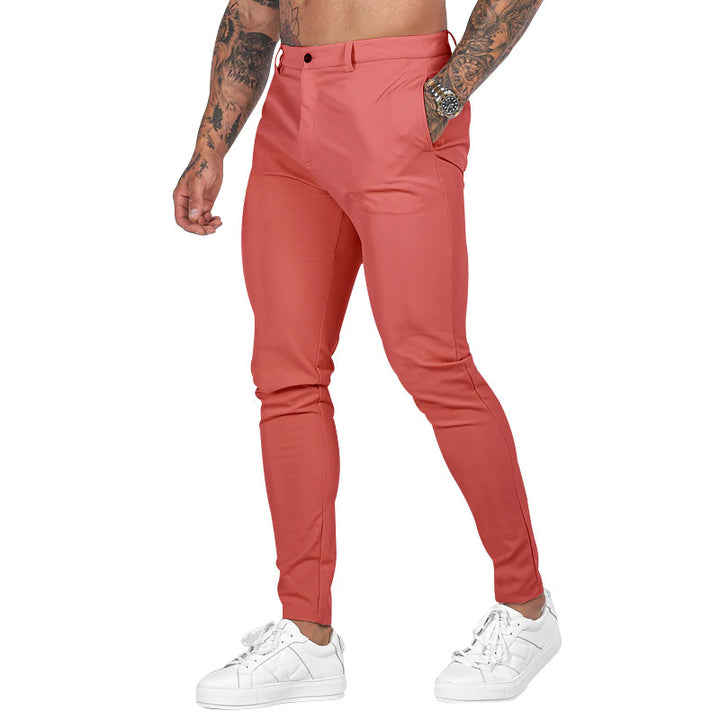 Men's Slim Fit Chinos by Lisslune
