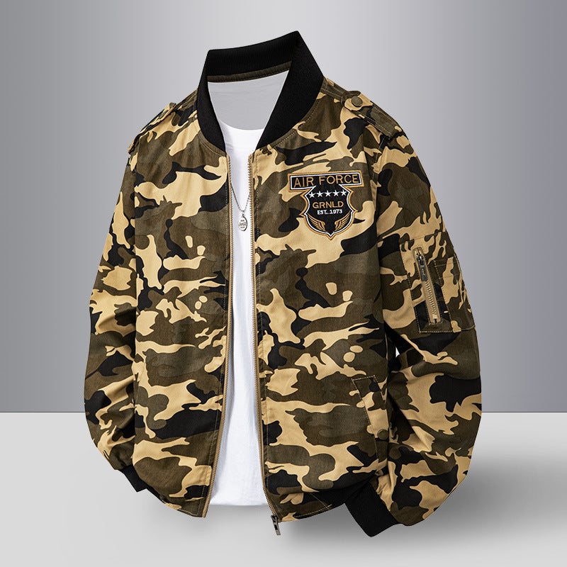 Men's Camouflage Bomber Jacket Lisslune