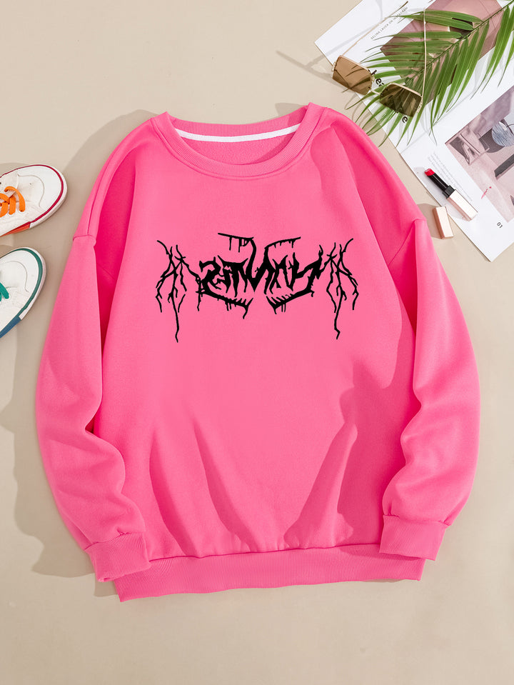 Women's casual sweatshirt with modern graphic design Lisslune