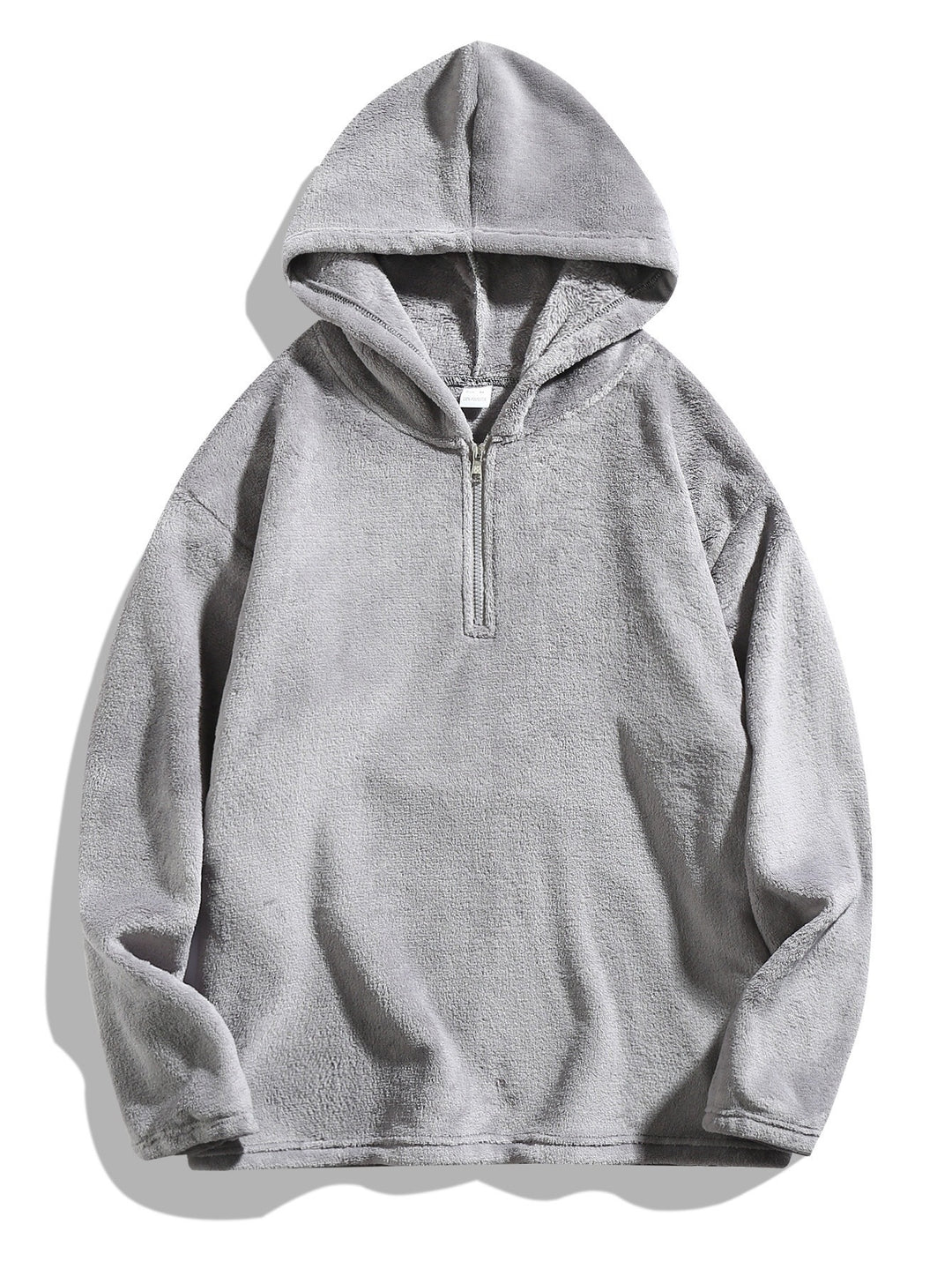 Men's cozy fleece hoodie with practical zip opening Lisslune