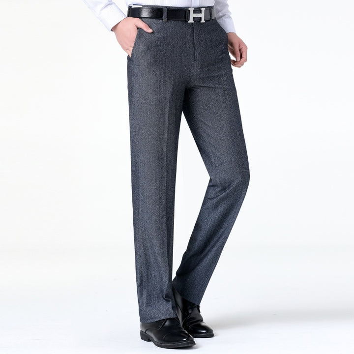 Men's elegant suit trousers with fine textured design Lisslune