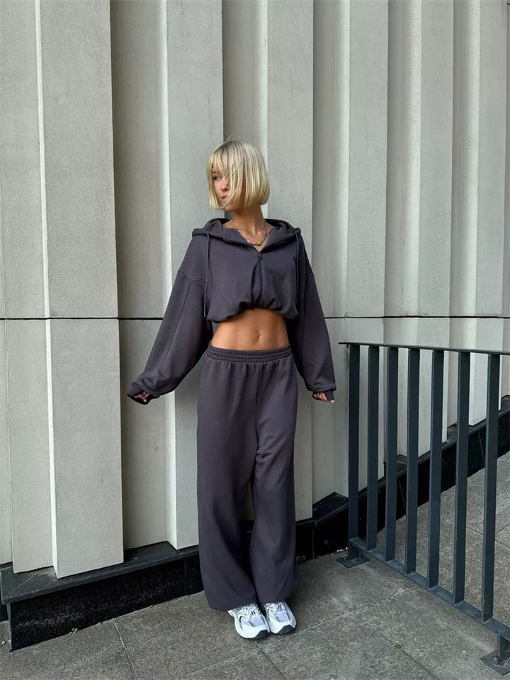 Women's Oversized Casual Hoodie with Loose Fit and Deep Pockets Lisslune