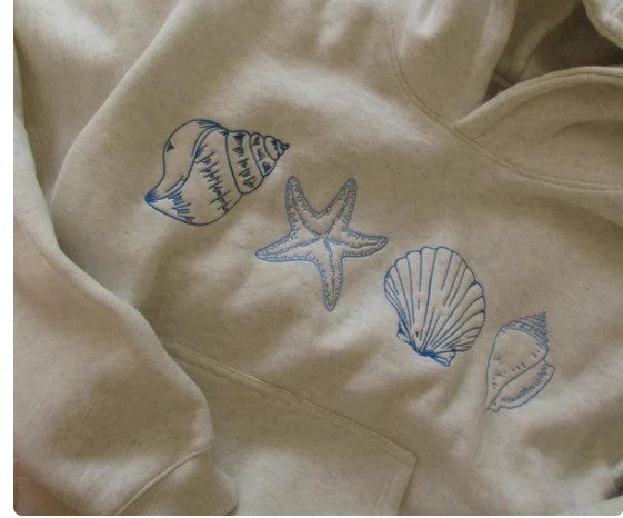 Women's hoodie with maritime motif and soft fabric Lisslune