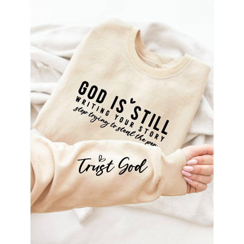 Women’s sweatshirt with inspiring lettering and soft material Lisslune
