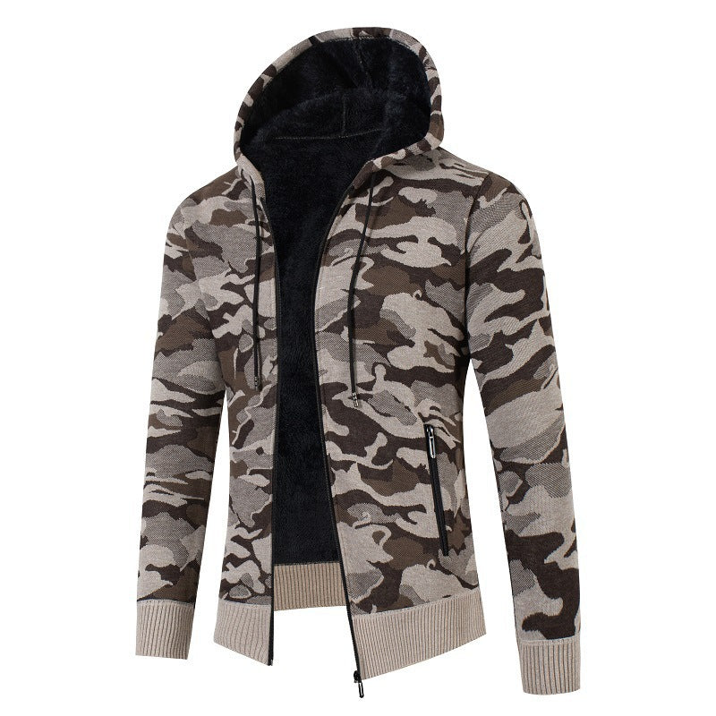 Men's modern hoodie jacket with fleece lining Lisslune