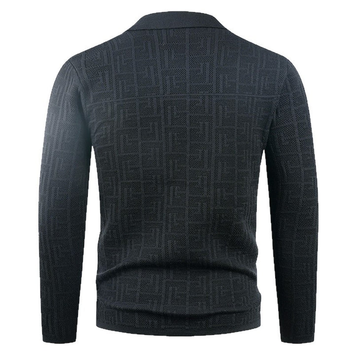 Men's fashionable cardigan with unique pattern Lisslune