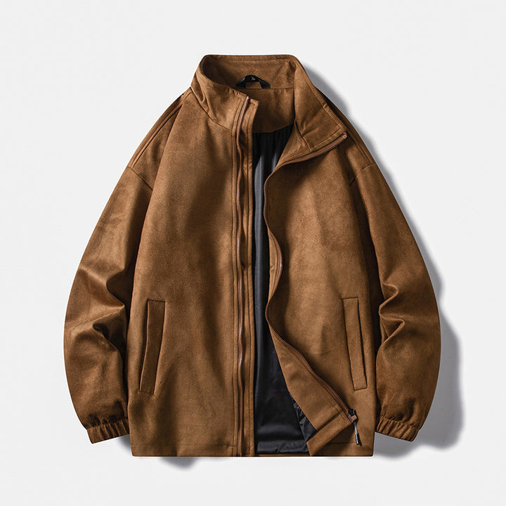 Men's fleece jacket with elastic cuffs and practical pockets Lisslune