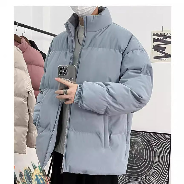 Men's quilted jacket with high collar and insulating filling Lisslune