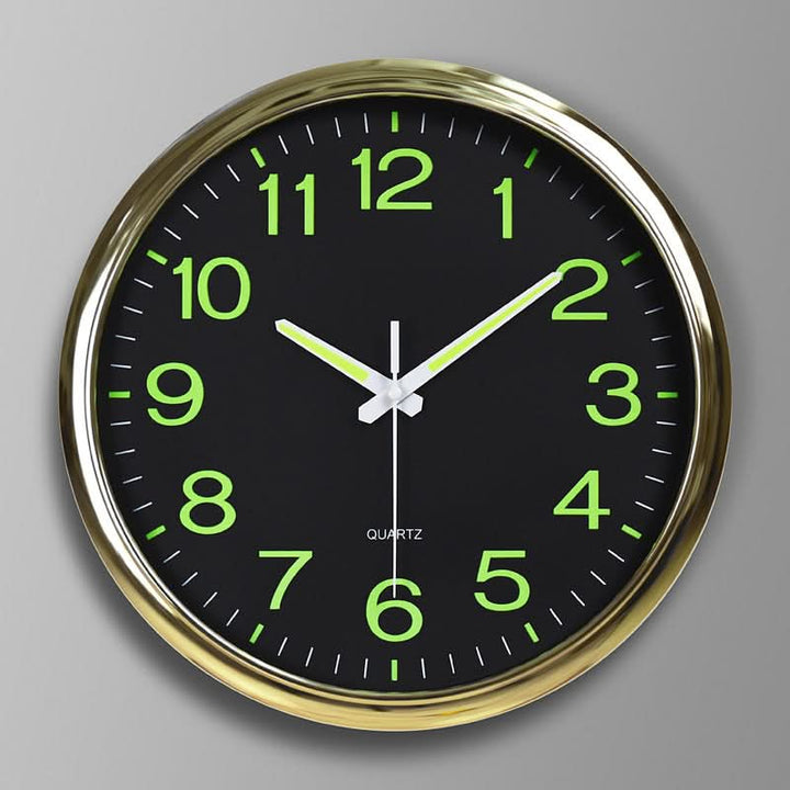 Lisslune | Silent LED Wall Clock 12" for Classroom