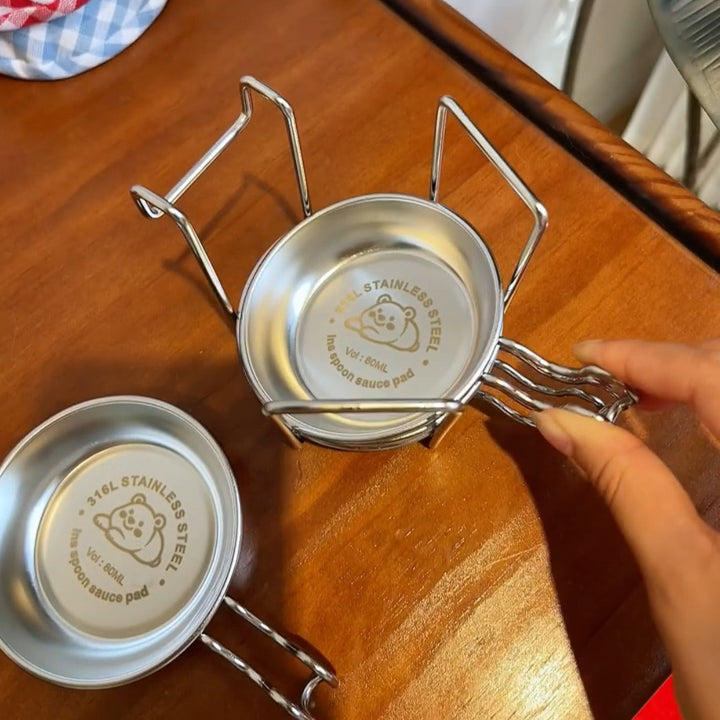 Lisslune | Fun Size Stainless Steel Dipping Bowl