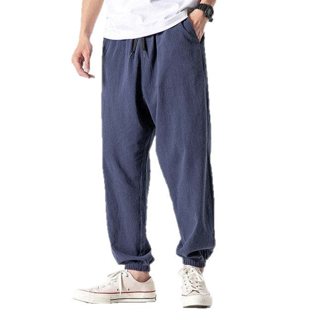 Men's Comfortable Jogging Pants with Elastic Waistband and Side Pockets Lisslune