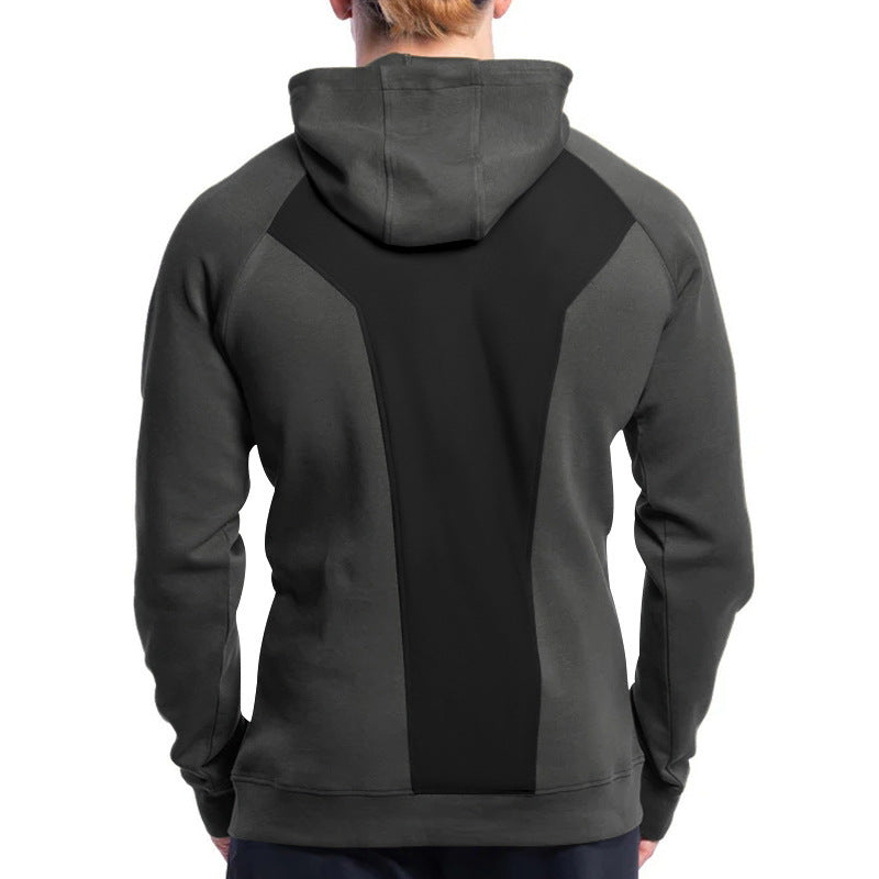 Men's functional hoodie with half zipper and practical pockets Lisslune