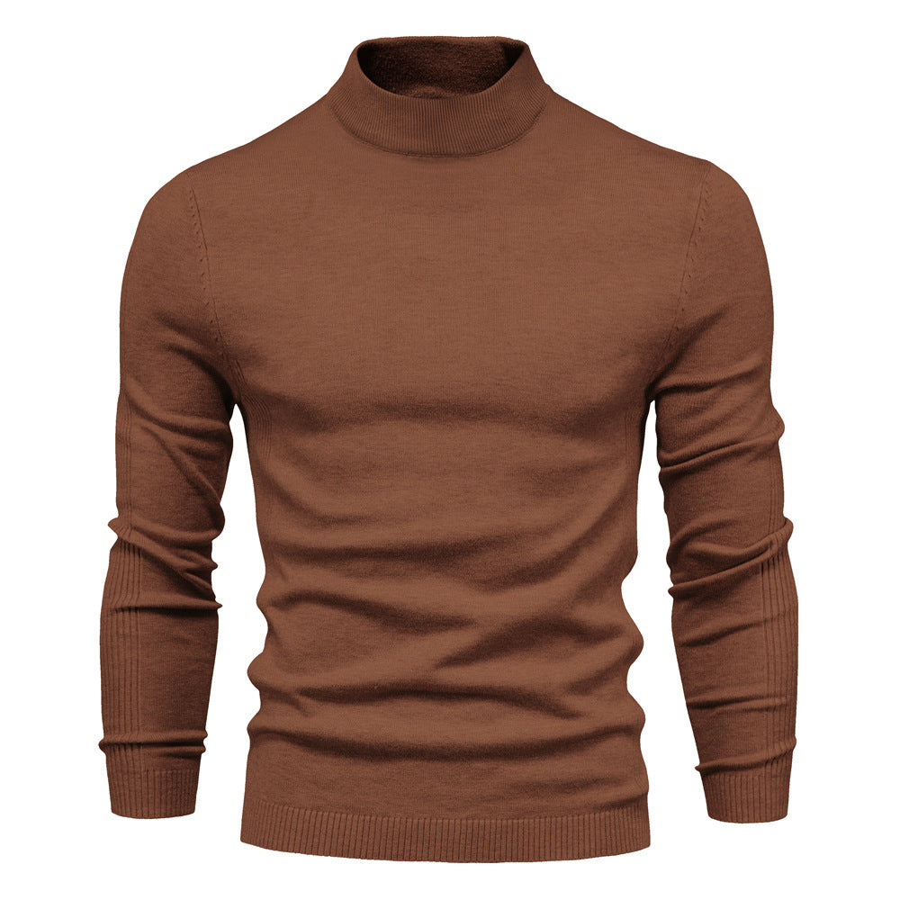 Men's comfortable turtleneck sweater made of soft knit Lisslune