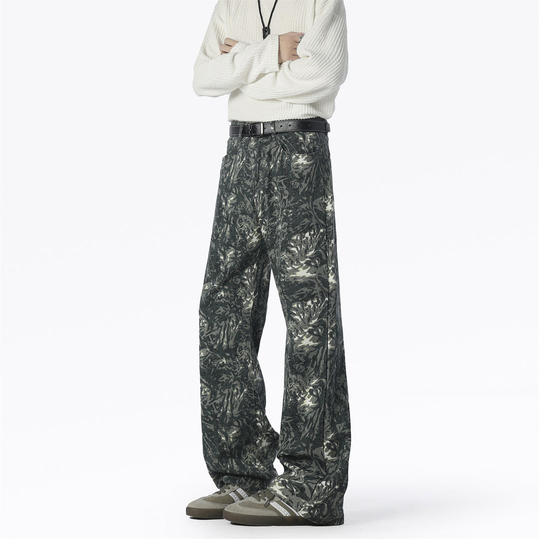 Men's Fashion Harem Pants with Unique Pattern and Comfortable Fit Lisslune