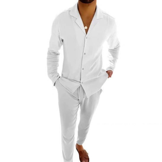 Men's Luxurious Pajama Set made of Breathable Material Lisslune