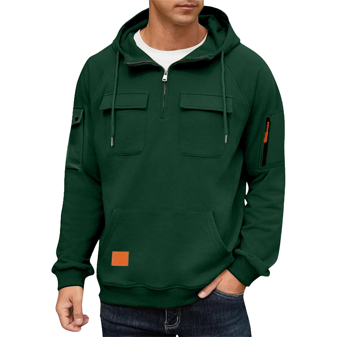 Men's hoodie with practical pockets and sporty design Lisslune